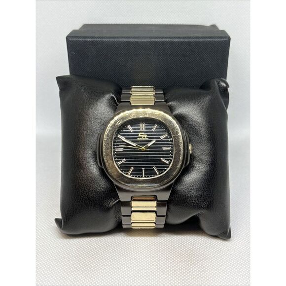 Charles Raymond ST10312 Men's Two-Tone Stainless Steel Analog Dial Watch YAY78 - Picture 1 of 9